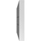 Ekena Millwork Vertical Surface Mount PVC Gable Vent: Functional, w/ 2"W x 1-1/2"P Brickmould Frame, 20"W x 12"H GVPVE20X1202SF - alternate 4